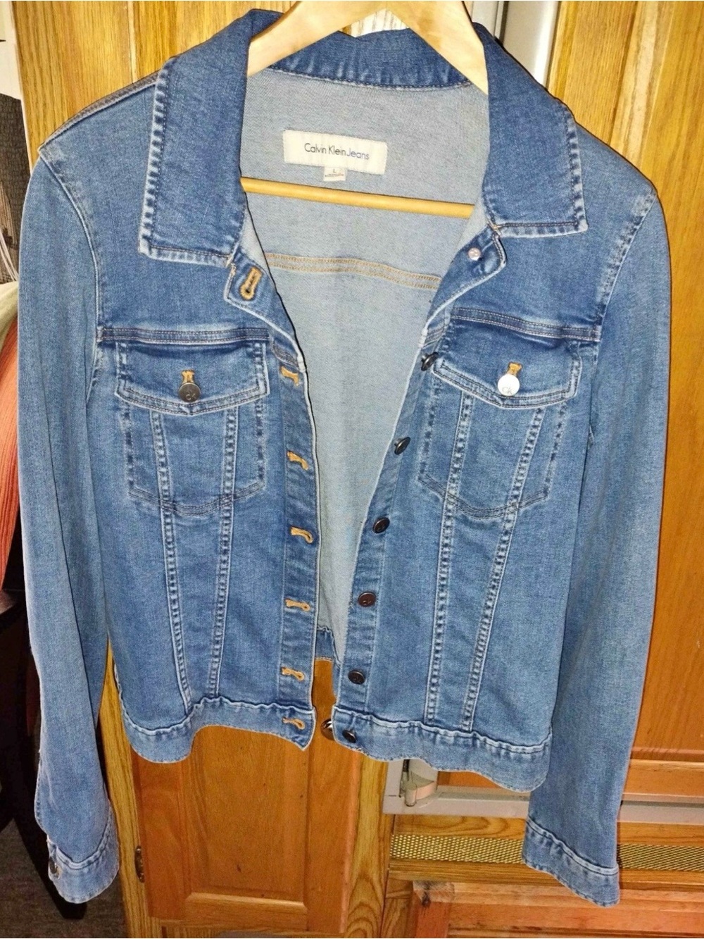 Calvin Klein Jeans Women's Blue Denim Jacket